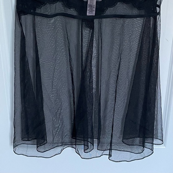 New! Victoria’s Secret Black Lace Sheer Lingerie Slip Dress XL  - 47402 - Picture 9 of 12